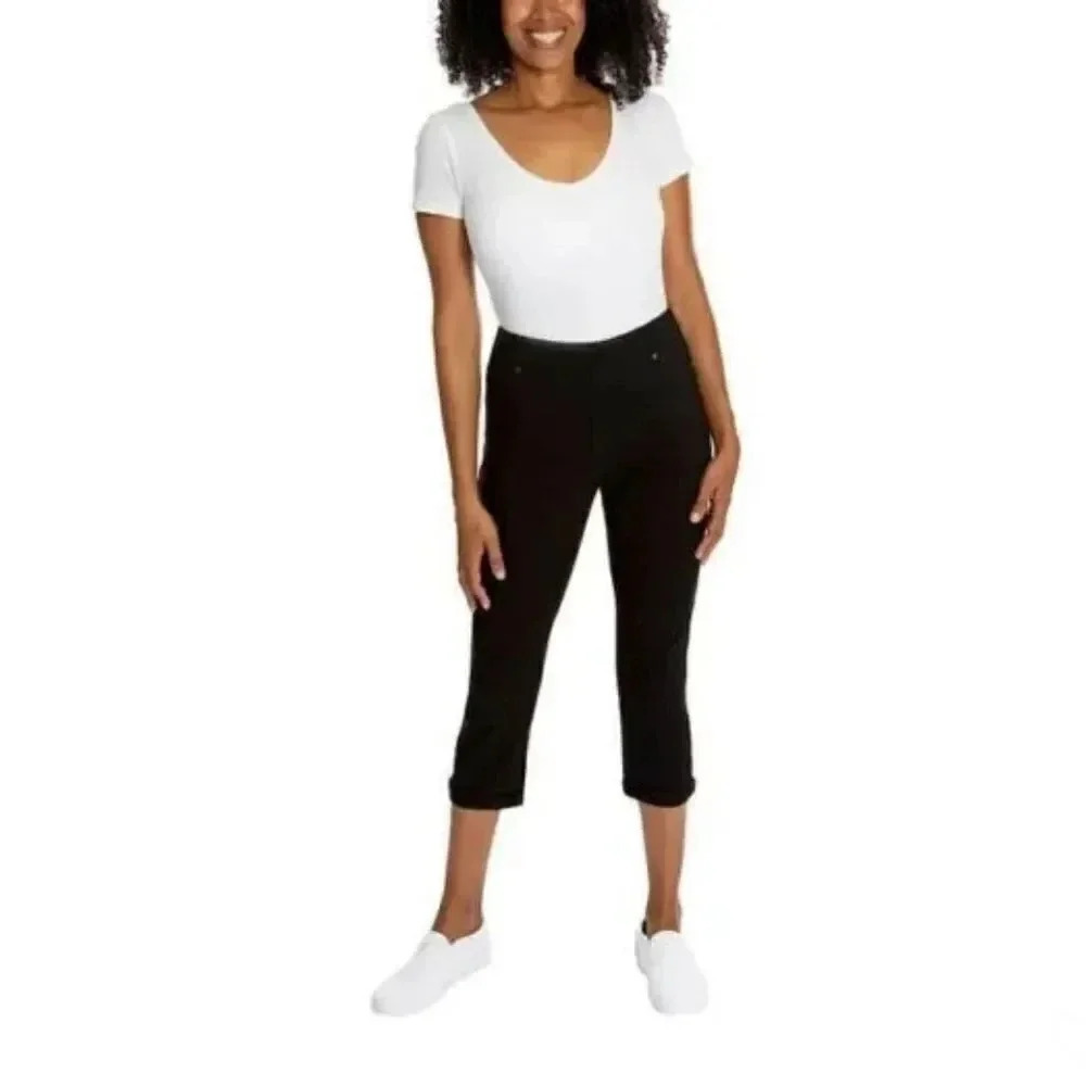 Mario Serrani Italy Comfort Stretch Cuff Capri